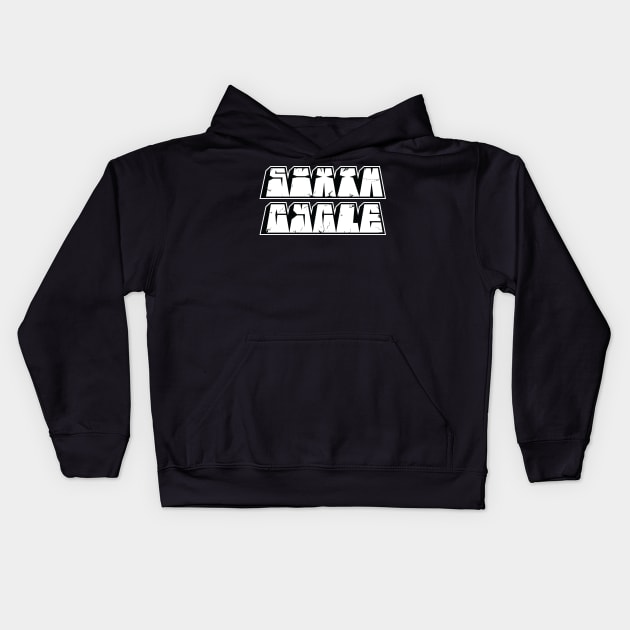 Old School Block Style Kids Hoodie by Sixth Cycle